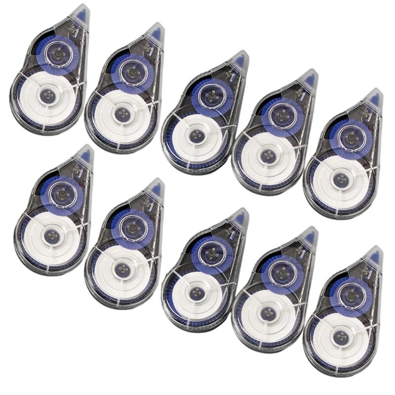 Correction Tape Roller - 10Pcs 8m x 5mm Rolo fita