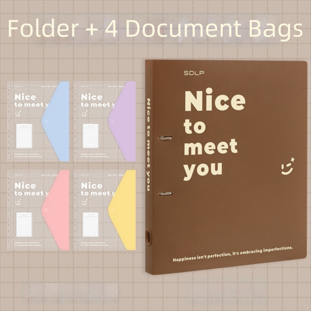 Binder Clip Assorted - Conjunto Prático de Pastas de Folhas