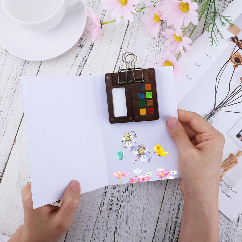 Conjunto de aquarela portátil, - Binder Clip Assorted avaliação e preço