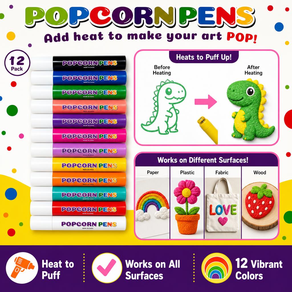 Conjunto de 12 Canetas Mágicas - Stationery Supplier avaliação e preço