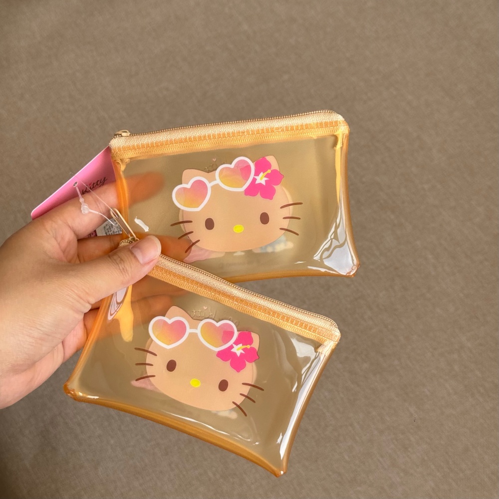 Bolsa de PVC com Zíper Hello K - Tan Stationery & Office Supply avaliação e preço